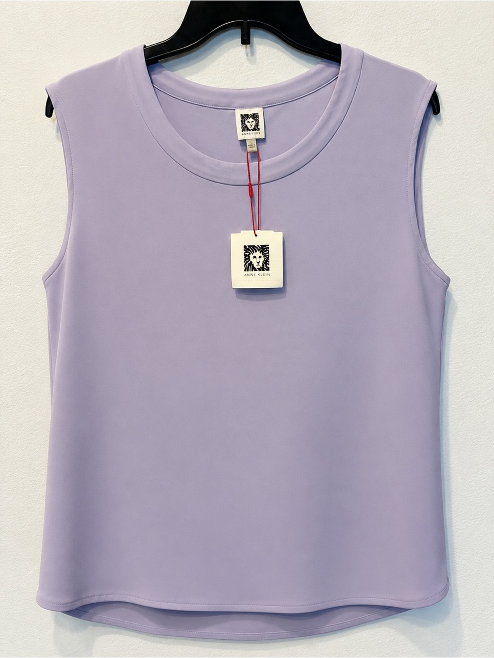 Anne Klein Lilac Sleeveless Crewneck Tank